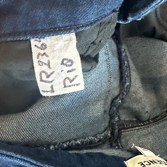 L’agence Mid Rise Raw Hem Cropped Flare Jeans - Picture 2 of 3